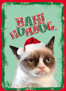 Grumpy Cat Christmas card