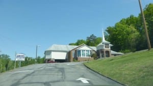 Front view of Clear Springs Baptist Church, Corryton, TN