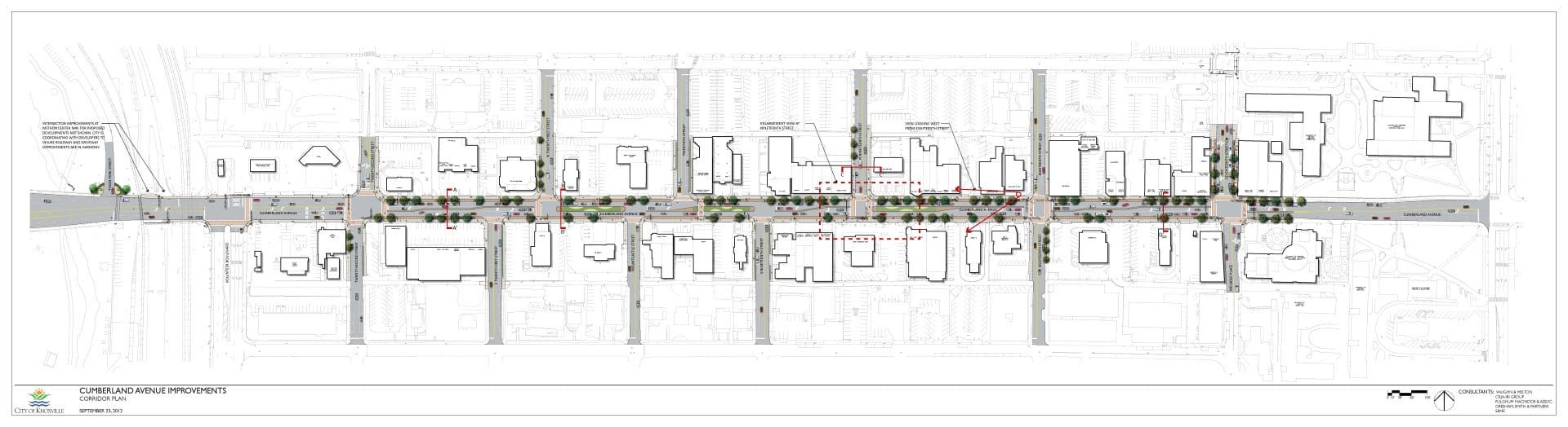 Rendering of the Cumberland Avenue Corridor Plan
